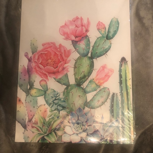 Set of three canvas watercolor artwork. - Picture 3 of 4